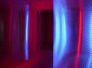 CORRIDOR (2003), Moravian Gallery in Brno – Installation, polycarbonates, neons, 340 x 452 x 404 cm