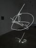 SPACE OF BODY (2017), Via Art Gallery, Prague (CZ) – Pavel Korbička / Dance Calligraphy E2 - 00:02:52 min (2017), neons, 209x133x139 cm