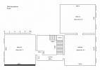 TRANSCRIPTS (2015), Vysočina Regional Gallery in Jihlava (CZ) – Pavel Korbička / ACOUSTIC PAINTING NO.59, floor plan of the site-specific installation