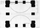 CORRIDOR (2003), Moravian Gallery in Brno – floor plan of the site-specific installation