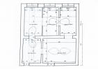 AROUND AND AROUND (2007), House of Arts in České Budějovice – floor plan of the site-specific installation