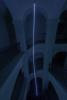 HELIX II (2023), the Brno City Gallery of the Brno City Museum, Špilberk Castle, Brno (CZ) – PAVEL KORBIČKA, site-specific installation, neons, 600x12 cm, photo: archive of the gallery