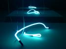 NORDART 2018 - International Art Exhibition (2018), Büdelsdorf (DE) – PAVEL KORBIČKA - DANCE CALLIGRAPHY No.E1 - detail, (2017), neon glass tubes, installation